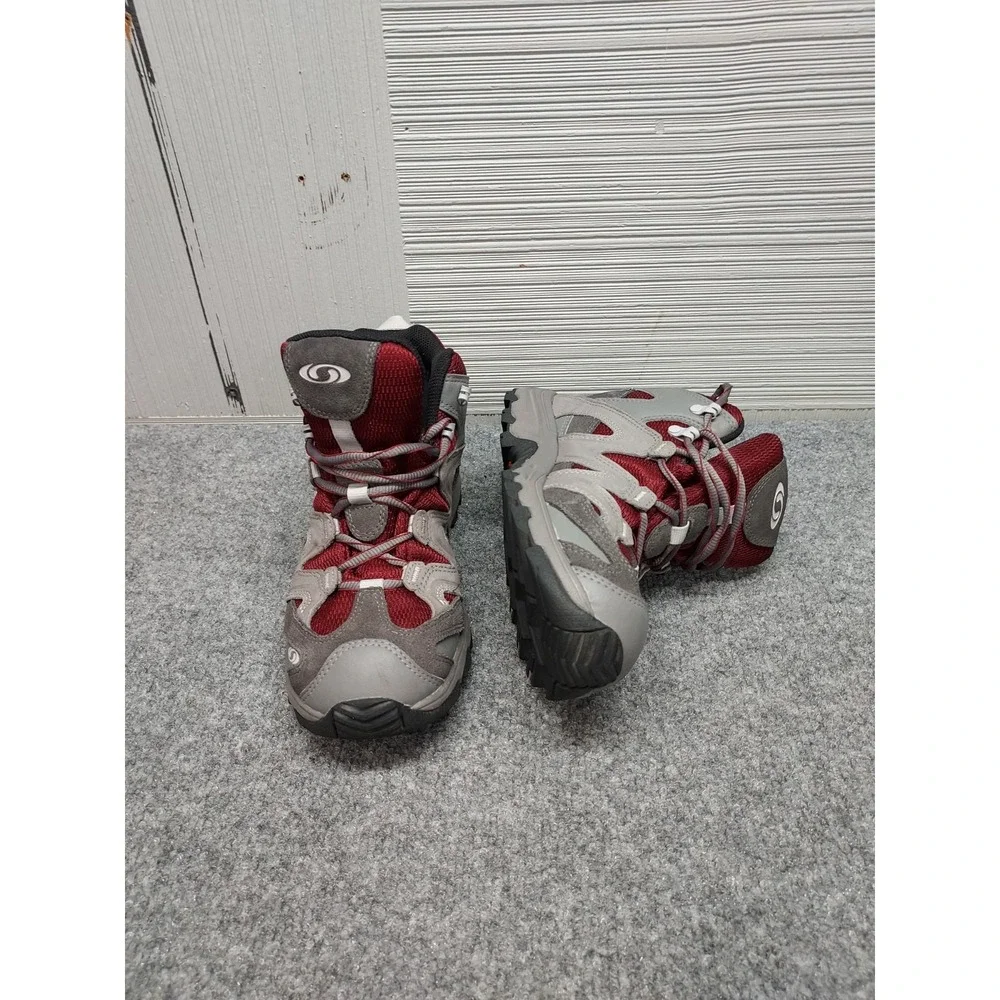 Salomon Women Athletic Sneakers 7.5 Multicolor Lace Up Round Toe Comfort Active